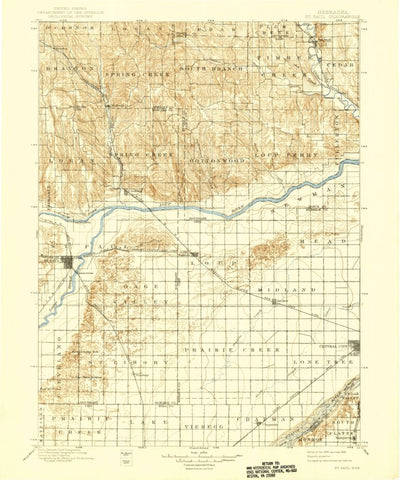 United States Geological Survey Saint Paul, NE (1899, 125000-Scale) digital map