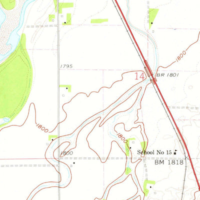 United States Geological Survey Saint Paul, NE (1960, 24000-Scale) digital map