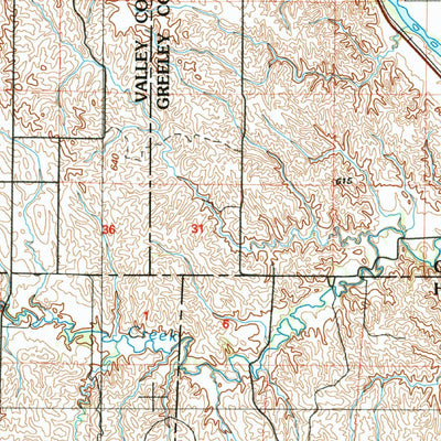 United States Geological Survey Saint Paul, NE (1985, 100000-Scale) digital map