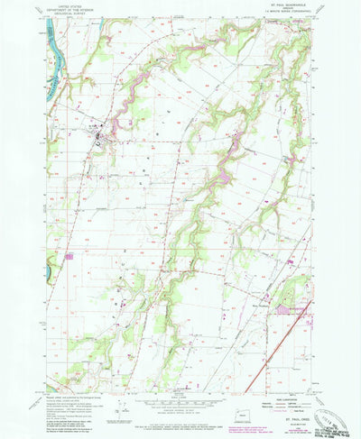 United States Geological Survey Saint Paul, OR (1956, 24000-Scale) digital map