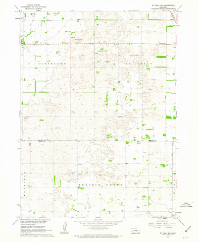 United States Geological Survey Saint Paul SW, NE (1961, 24000-Scale) digital map
