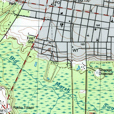 United States Geological Survey Saint Pauls, NC (1997, 24000-Scale) digital map