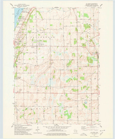 United States Geological Survey Saint Peter, WI (1974, 24000-Scale) digital map
