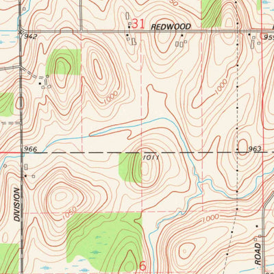 United States Geological Survey Saint Peter, WI (1974, 24000-Scale) digital map
