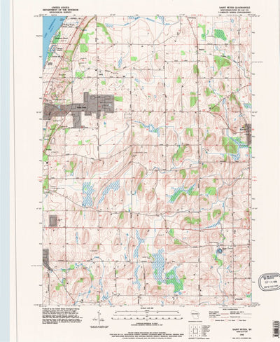 United States Geological Survey Saint Peter, WI (1992, 24000-Scale) digital map