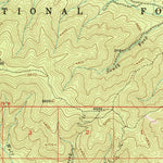 United States Geological Survey Saint Regis, MT (1956, 62500-Scale) digital map