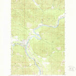 United States Geological Survey Saint Regis, MT (1988, 24000-Scale) digital map