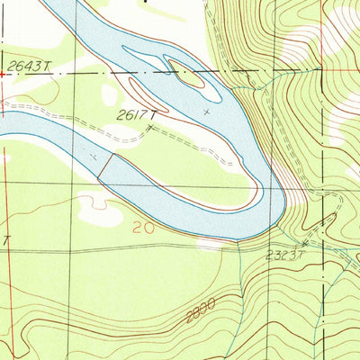 United States Geological Survey Saint Regis, MT (1988, 24000-Scale) digital map