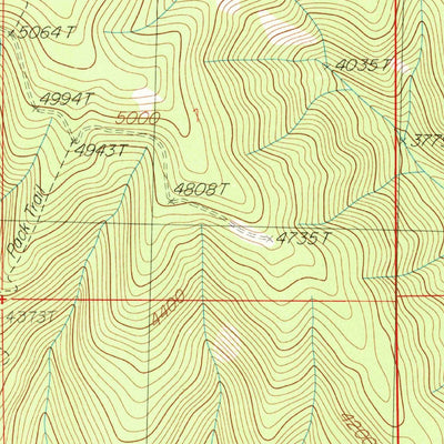 United States Geological Survey Saint Regis, MT (1988, 24000-Scale) digital map