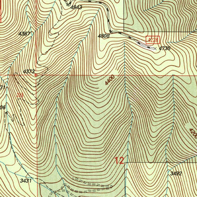 United States Geological Survey Saint Regis, MT (1999, 24000-Scale) digital map
