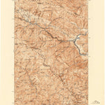 United States Geological Survey Saint Regis, MT-ID (1918, 125000-Scale) digital map