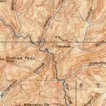 United States Geological Survey Saint Regis, MT-ID (1918, 125000-Scale) digital map
