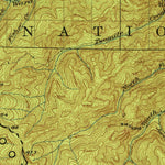 United States Geological Survey Saint Regis, MT-ID (1919, 125000-Scale) digital map