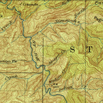 United States Geological Survey Saint Regis, MT-ID (1919, 125000-Scale) digital map