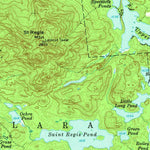 United States Geological Survey Saint Regis, NY (1955, 62500-Scale) digital map