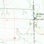 United States Geological Survey Saint Rose, IL (1962, 24000-Scale) digital map
