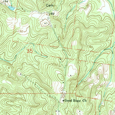 United States Geological Survey Saint Stephens, AL (1972, 24000-Scale) digital map