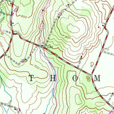 United States Geological Survey Saint Thomas, PA (1944, 24000-Scale) digital map