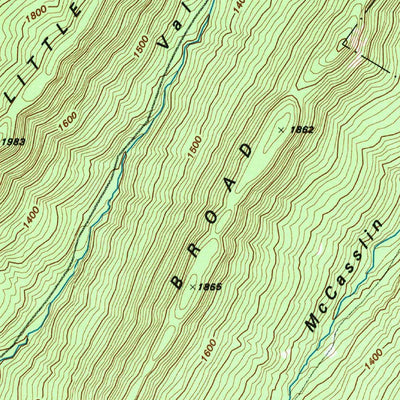 United States Geological Survey Saint Thomas, PA (1990, 24000-Scale) digital map