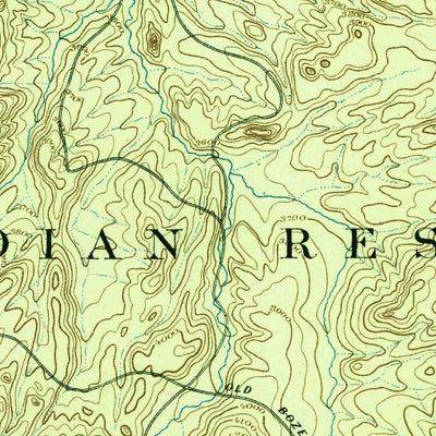 United States Geological Survey Saint Xavier, MT-WY (1894, 125000-Scale) digital map