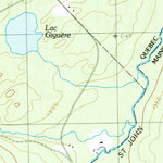 United States Geological Survey Saint Zacharie North, QC-ME (1989, 24000-Scale) digital map