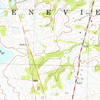 United States Geological Survey Sainte Genevieve, MO-IL (1979, 24000-Scale) digital map