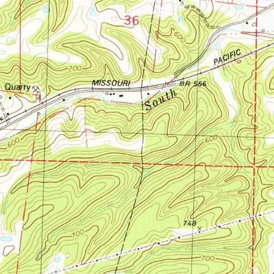 United States Geological Survey Sainte Genevieve, MO-IL (1979, 24000-Scale) digital map