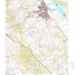 United States Geological Survey Sainte Genevieve, MO-IL (1993, 24000-Scale) digital map