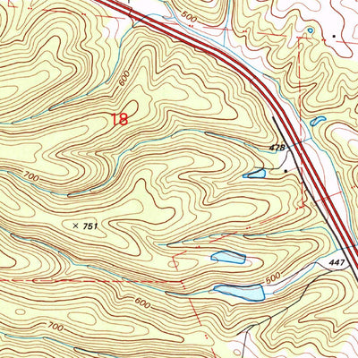 United States Geological Survey Sainte Genevieve, MO-IL (1993, 24000-Scale) digital map