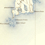 United States Geological Survey Sakonnet, RI-MA (1888, 62500-Scale) digital map