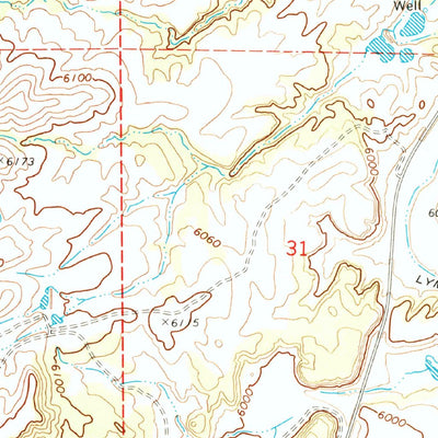 United States Geological Survey Salado, AZ (1971, 24000-Scale) digital map