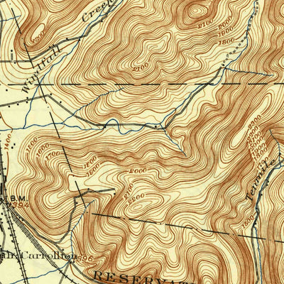 United States Geological Survey Salamanca, NY (1900, 62500-Scale) digital map