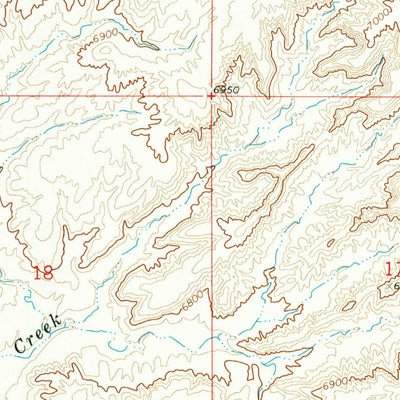 United States Geological Survey Salazar Butte, WY (1970, 24000-Scale) digital map