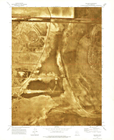 United States Geological Survey Salduro, UT (1973, 24000-Scale) digital map