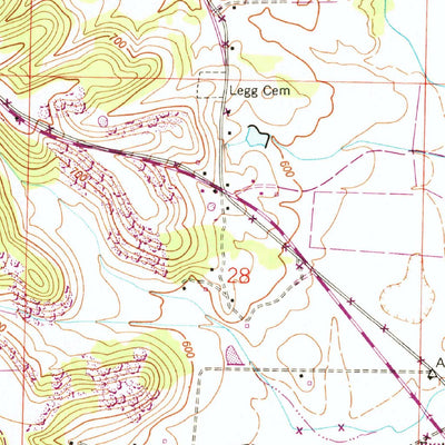 United States Geological Survey Salem, AL-TN (1948, 24000-Scale) digital map