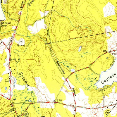 United States Geological Survey Salem Depot, NH-MA (1955, 31680-Scale) digital map