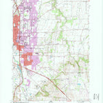 United States Geological Survey Salem East, OR (1969, 24000-Scale) digital map