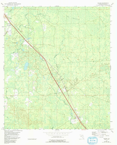 United States Geological Survey Salem, FL (1954, 24000-Scale) digital map