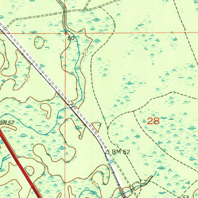 United States Geological Survey Salem, FL (1954, 24000-Scale) digital map
