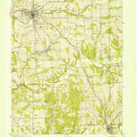 United States Geological Survey Salem, IN (1950, 24000-Scale) digital map
