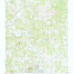 United States Geological Survey Salem Knob, AR-MO (1984, 24000-Scale) digital map