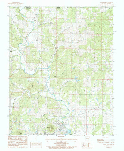 United States Geological Survey Salem Knob, AR-MO (1984, 24000-Scale) digital map