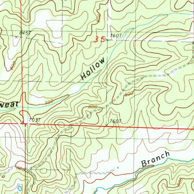 United States Geological Survey Salem Knob, AR-MO (1984, 24000-Scale) digital map