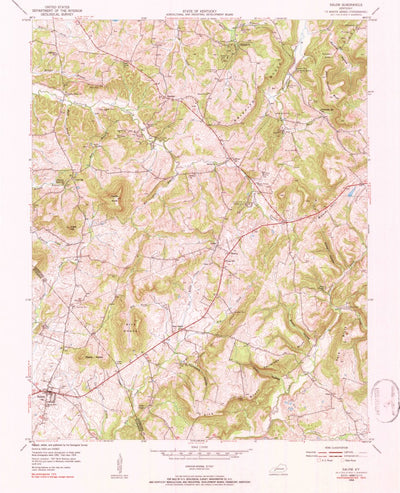 United States Geological Survey Salem, KY (1954, 24000-Scale) digital map
