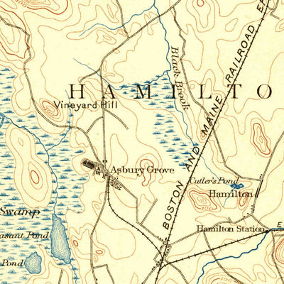 United States Geological Survey Salem, MA (1888, 62500-Scale) digital map