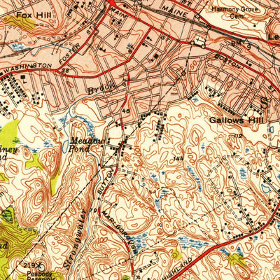 United States Geological Survey Salem, MA (1949, 31680-Scale) digital map
