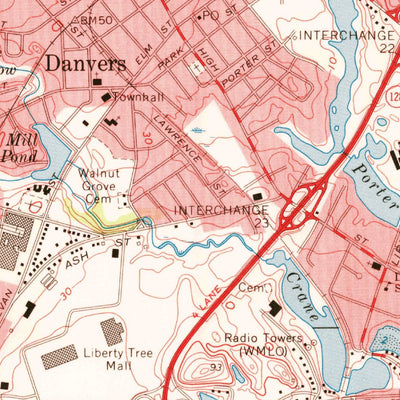 United States Geological Survey Salem, MA (1970, 24000-Scale) digital map