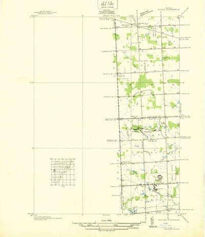 United States Geological Survey Salem, MI (1936, 31680-Scale) digital map