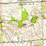 United States Geological Survey Salem, MI (1953, 24000-Scale) digital map