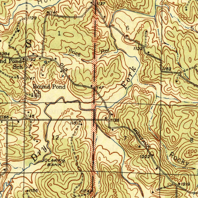 United States Geological Survey Salem, MO (1945, 62500-Scale) digital map
